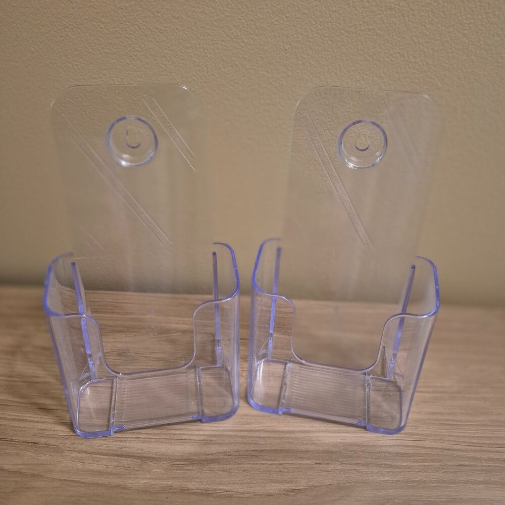 Acrylic Leaflet Sized Literature Holder-set of 2